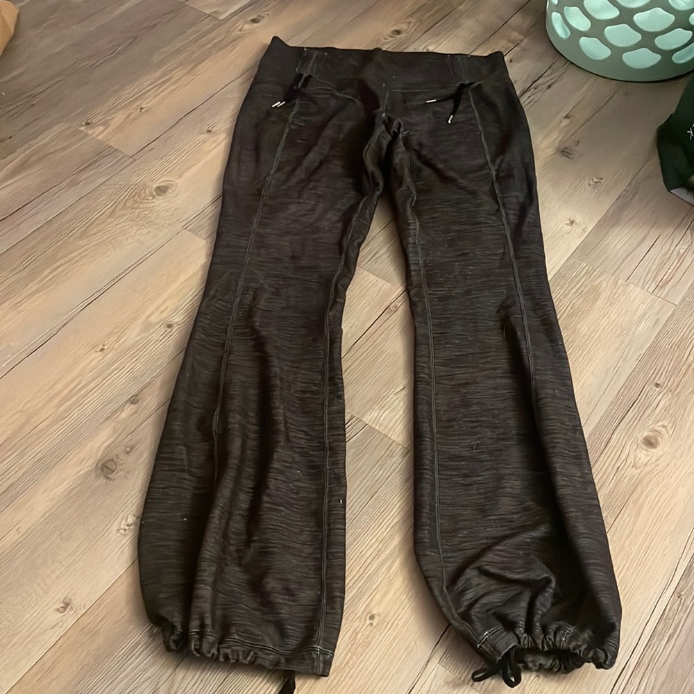Black cotton lululemon dance studio pant